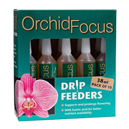 Orchid fertilizer ampules pack of 10 on white background