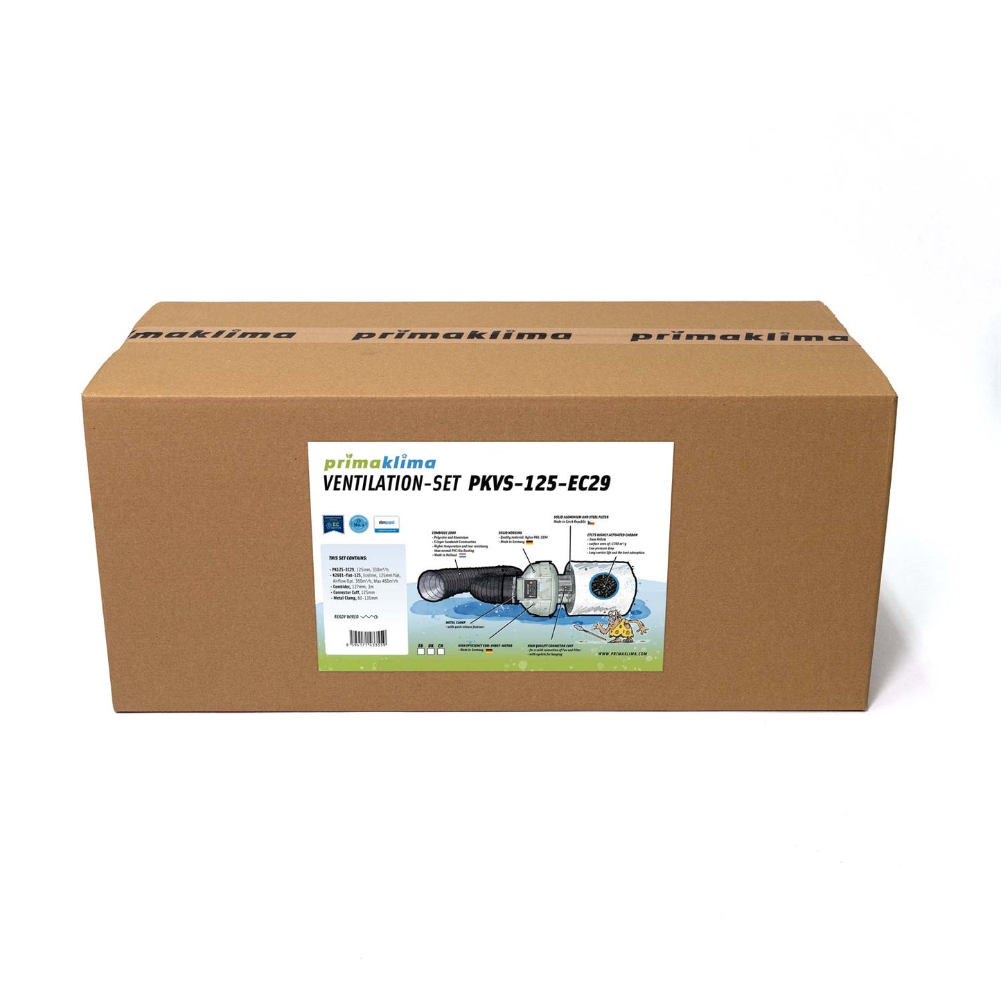 Вентилационен сет Prima Klima с PK125-EC29