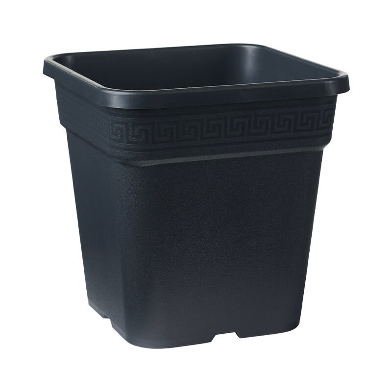 Vega Black 25L - Квадратна саксия