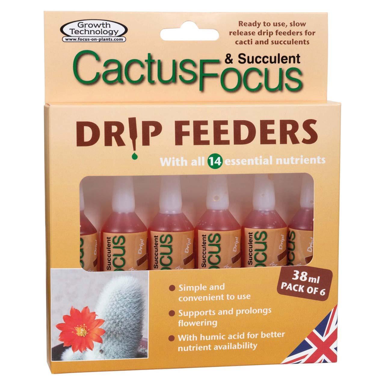 Cactus Focus Drip Feeders 38ml box of 10