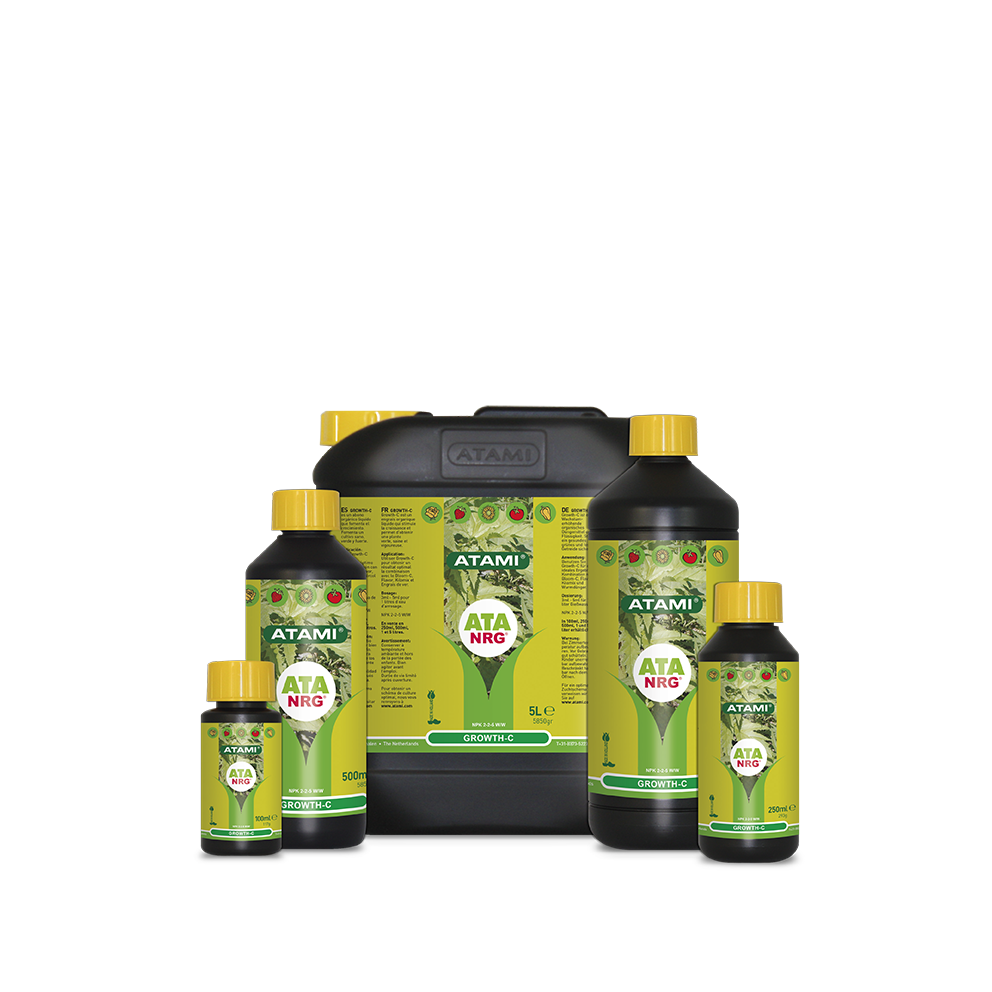 All ATA NRG Growth C products on transparent background