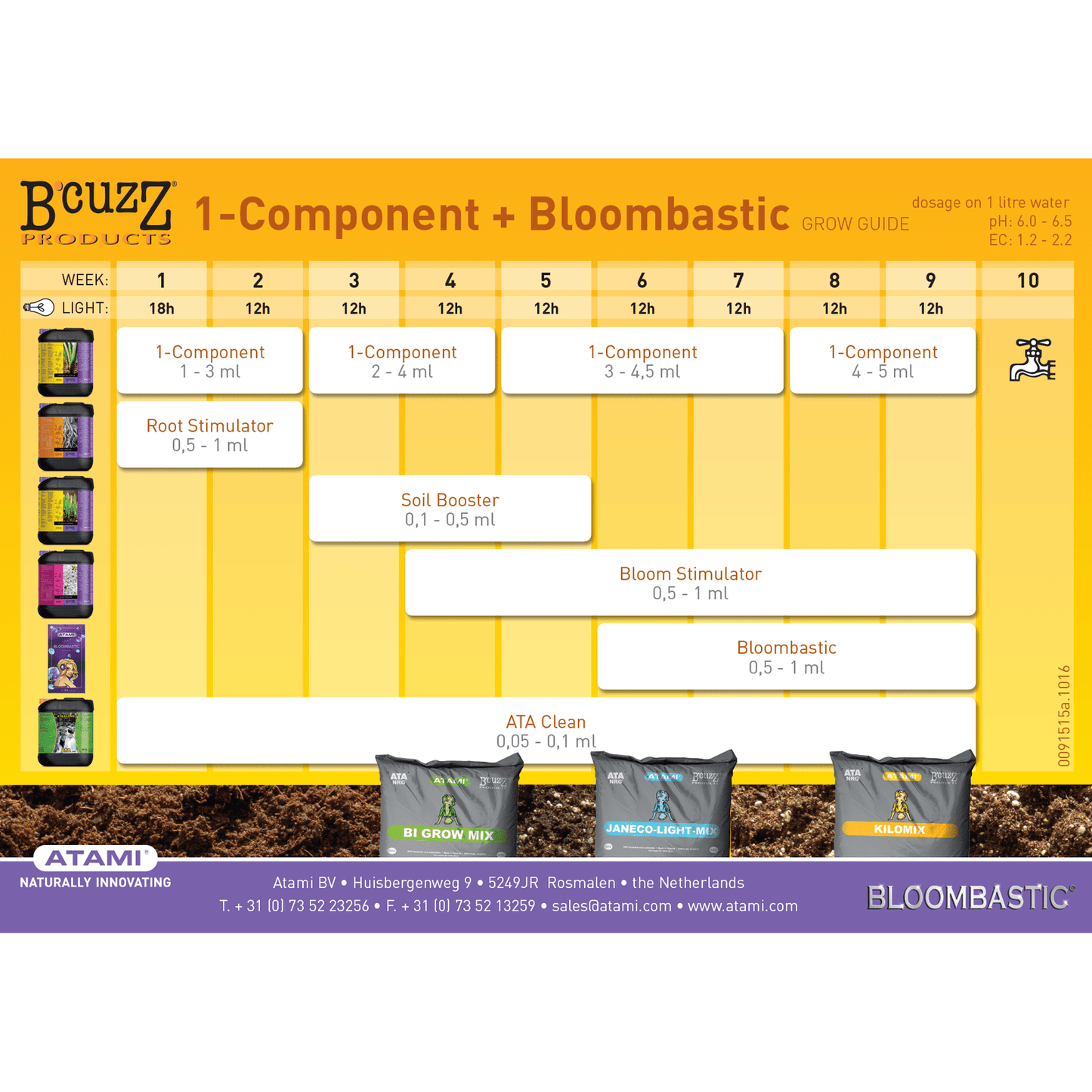 ATAMI B'Cuzz 1-Component Soil Nutrition