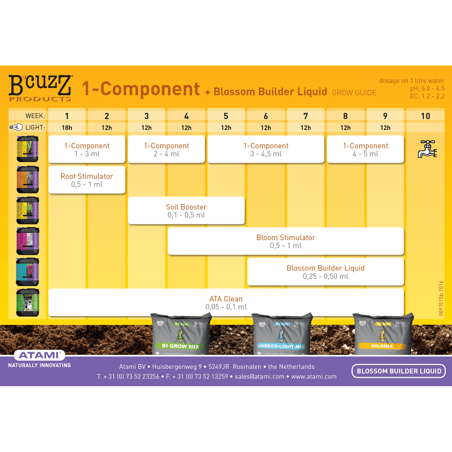 ATAMI B'Cuzz 1-Component Soil Nutrition