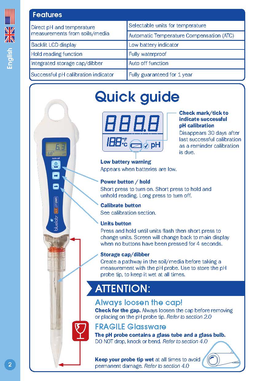 BlueLab Soil pH Pen