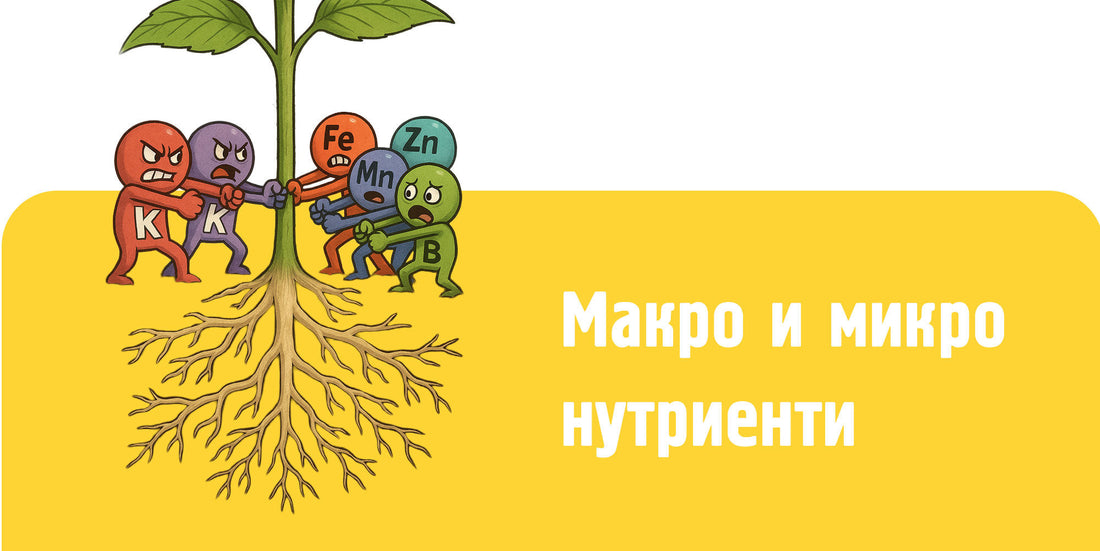 Макро и Микро нутриенти - как да осигурим балансирано хранене на растенията?