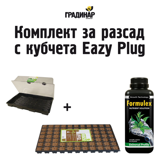 Σετ δενδρυλλίων με κύβους Eazy Plug 77 τεμ.